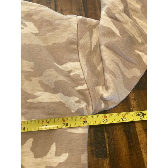 Athleta Balance Pullover Sweatshirt Womens Size Small Camouflage Tan - Picture 8 of 9